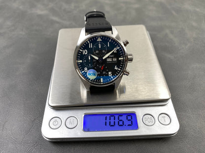 Pilot Chrono IW388111 OCTA 1:1 Best Edition Black Dial on Black Leather Strap 69385 Super Clone