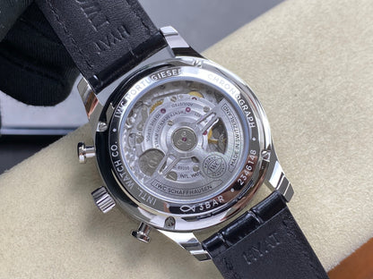 Portugieser Chrono IW371624 OCTA 1:1 Best Edition YG Dial on Black Leather Strap DD69355 Super Clone