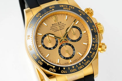 Daytona 126518 ERF Best Edition YG Dial on Oysterflex Strap JH4131 (Free Sprung)
