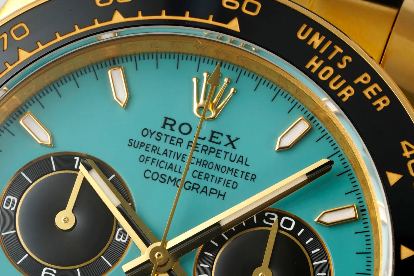 Daytona 126518 ERF Best Edition Turquoise Dial on Oysterflex Strap JH4131 (Free Sprung)
