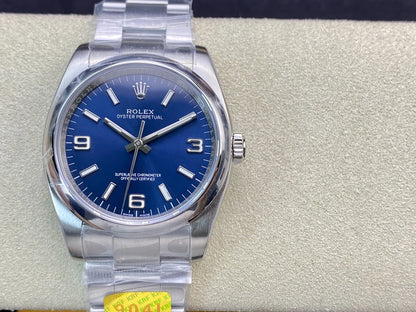 Oyster Perpetual 36 116000 KRF 1:1 Best Edition Blue Dial on SS Bracelet VR3130