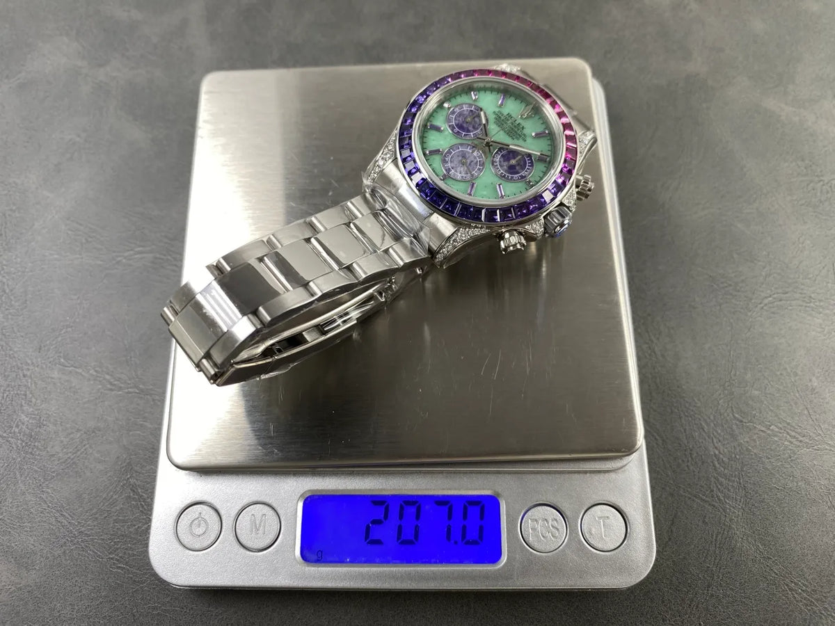Daytona M126599SAVL Stainless Steel Case G1F 1:1 Best Edition Lepidolite Dial on Stainless Bracelet SA4130