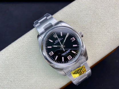 Oyster Perpetual 36 116000 KRF 1:1 Best Edition Black/Pink Dial on SS Bracelet VR3130