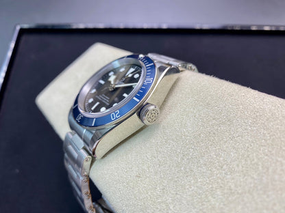 Heritage Black Bay Blue Bezel ZF 1:1 Best Edition on SS Bracelet A2824 V5