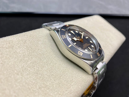 Black Bay Fifty Eight 39mm SS ZF 1:1 Best Edition Black Dial on SS Bracelet A2824 V5