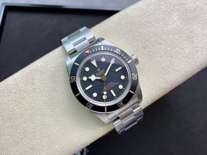 Black Bay Fifty Eight 39mm SS ZF 1:1 Best Edition Black Dial on SS Bracelet A2824 V5