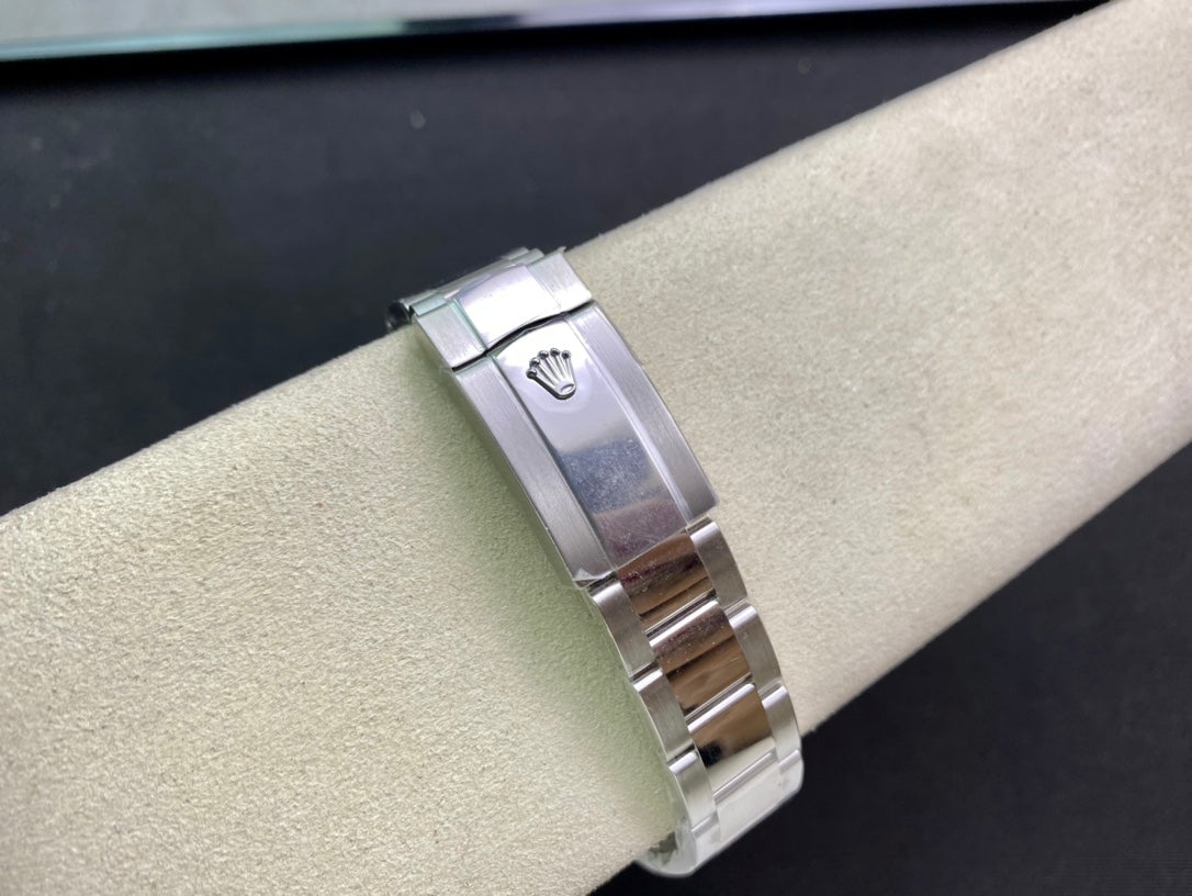 DateJust 41 126334 Clean 1:1 Best Edition 904L Steel Silver Stick Dial on Oyster Bracelet DD3235