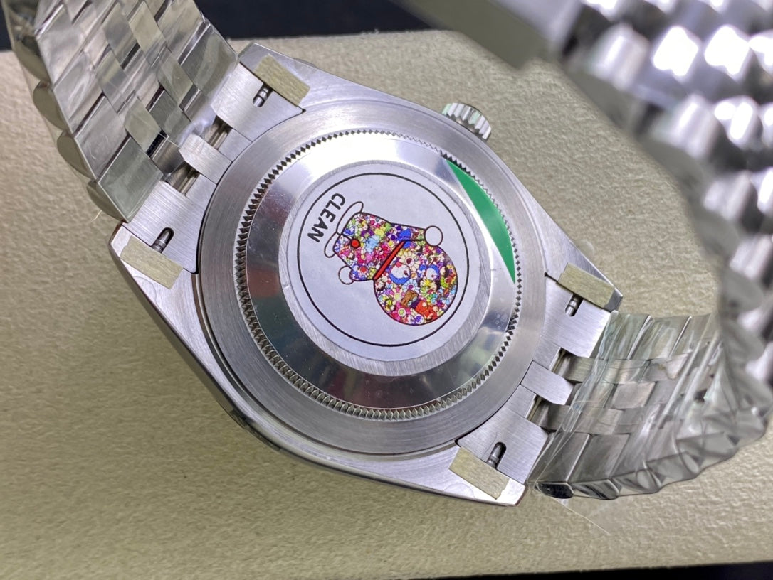 DateJust 41 126334 Clean 1:1 Best Edition 904L Steel Silver Stick Dial on Jubilee Bracelet DD3235