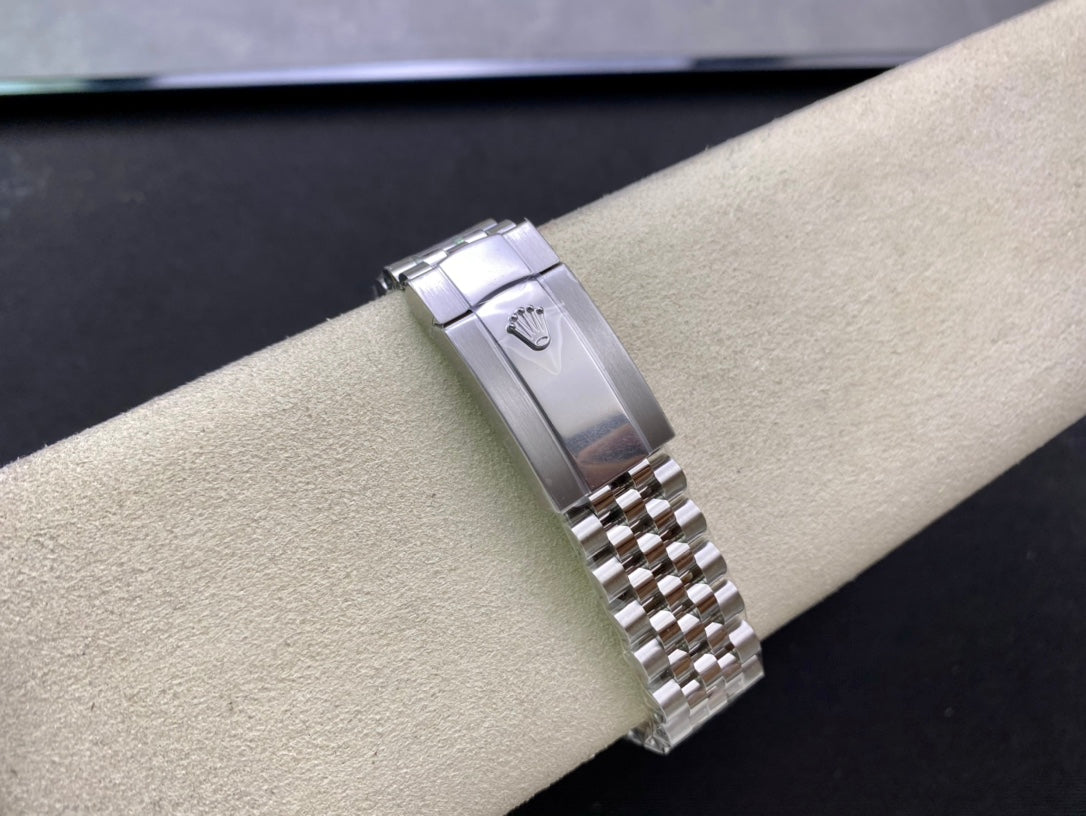 DateJust 41 126334 Clean 1:1 Best Edition 904L Steel Black Stick Dial on Jubilee Bracelet DD3235