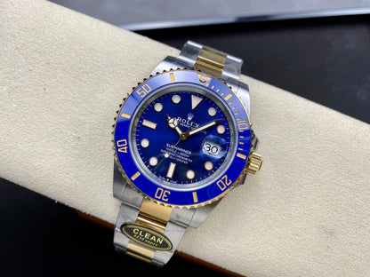 Submariner 126613 LB SS/YG Blue Ceramic 904L Steel Clean 1:1 Best Edition VR3235