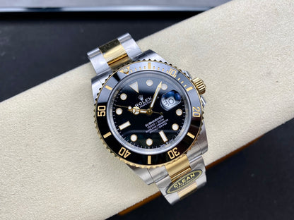 Submariner 126613 LN SS/YG Black Ceramic 904L Steel Clean 1:1 Best Edition VR3235