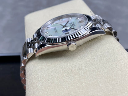 DateJust 41 126334 Clean 1:1 Best Edition 904L Steel White Pearl Moissanite Dial on Jubilee Bracelet DD3235
