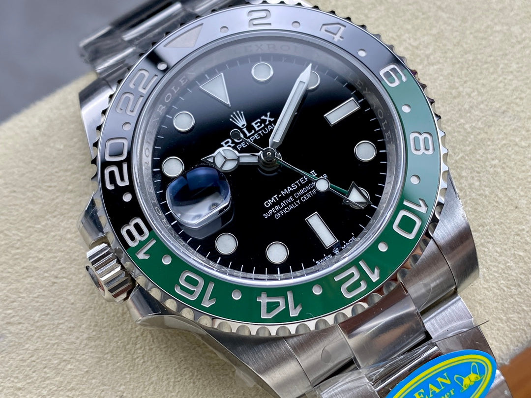 GMT-Master II 1126720 VTNR Black/Green Ceramic Clean Factory 1:1 Best Edition on Oyster Bracelet DD3285 CHS V3