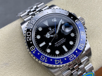 GMT-Master II 126710 BLNR Black/Blue Ceramic Clean Factory 1:1 Best Edition on Jubilee Bracelet DD3285 CHS V3