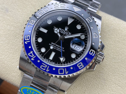 GMT-Master II 126710 BLNR Black/Blue Ceramic Clean Factory 1:1 Best Edition on Oyster Bracelet DD3285 CHS V3