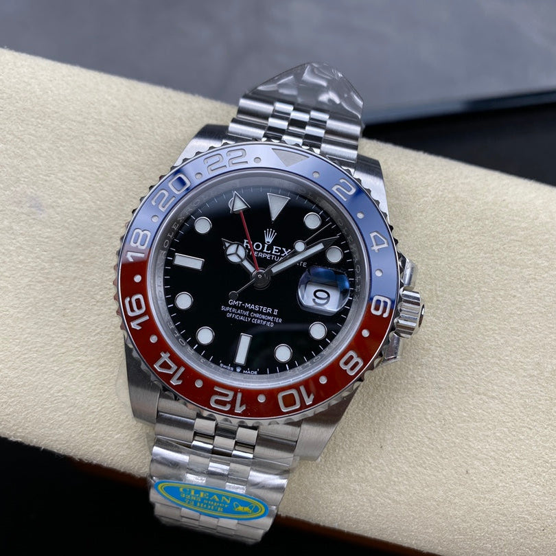 GMT-Master II 126710 BLRO Blue/Red Ceramic Clean Factory 1:1 Best Edition on Jubilee Bracelet DD3285 CHS V3