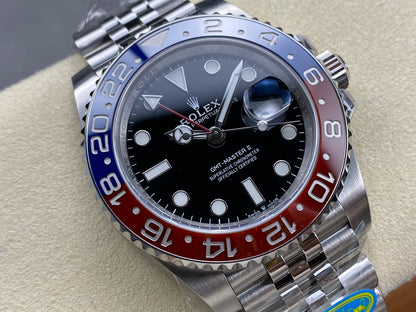 GMT-Master II 126710 BLRO Blue/Red Ceramic Clean Factory 1:1 Best Edition on Jubilee Bracelet DD3285 CHS V3
