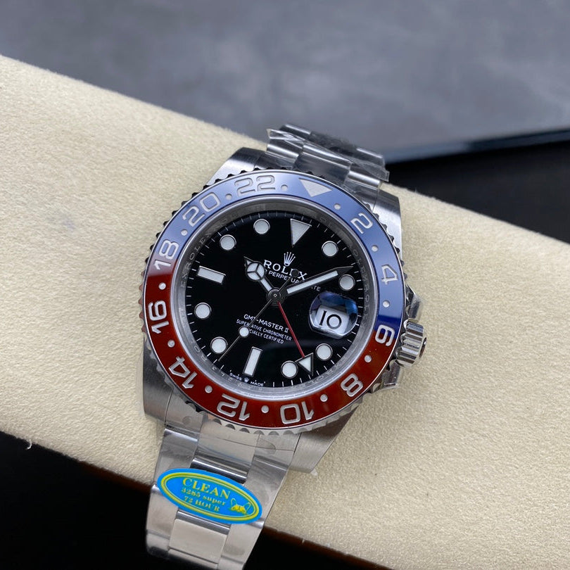 GMT-Master II 126710 BLRO Blue/Red Ceramic Clean Factory 1:1 Best Edition on Oyster Bracelet DD3285 CHS V3