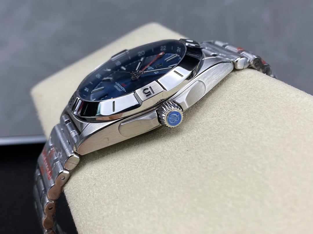 Chronomat GMT 40 SS BLS 1:1 Best Edition Deep Blue Dial on SS Bracelet A2836
