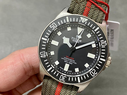 Pelagos FXD Titanium m25717n M+F 1:1 Best Edition Black Dial on Nylon Strap 8N24