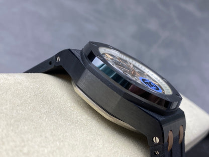 Royal Oak Offshore 44mm Black Ceramic RG TKF 1:1 Best Edition Gray Dial on Black Rubber Strap A3126