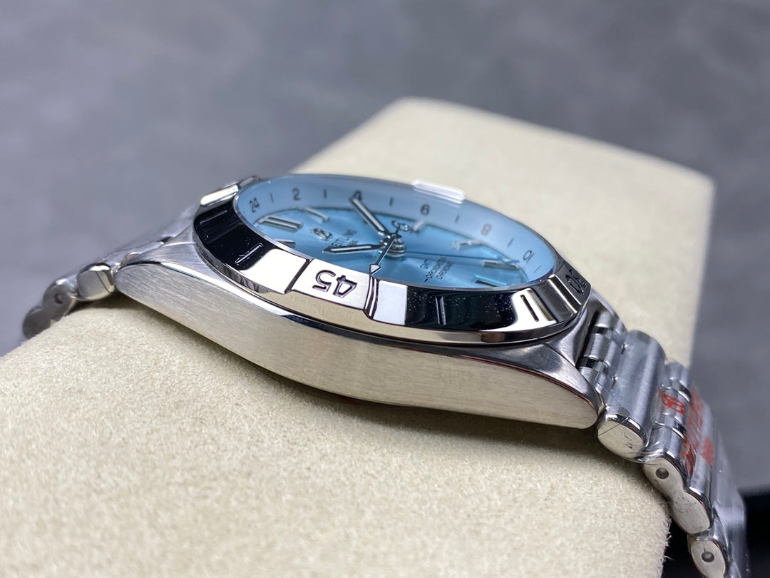 Chronomat GMT 40 SS BLS 1:1 Best Edition Ice Blue Dial on SS Bracelet A2836