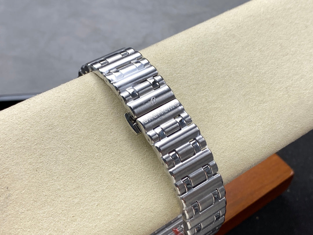 Chronomat GMT 40 SS BLS 1:1 Best Edition Gray Dial on SS Bracelet A2836