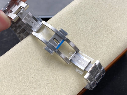 Royal Oak 15500 SS APSF 1:1 Best Edition White Dial on SS Bracelet SA4302 Super Clone V2 (SW Dial)