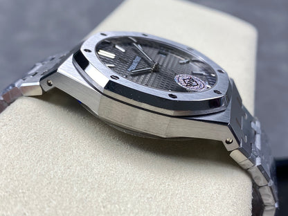 Royal Oak 15500 SS APSF 1:1 Best Edition Gray Dial on SS Bracelet SA4302 Super Clone V2 (SW Dial)