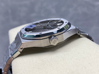 Royal Oak 15500 SS APSF 1:1 Best Edition Gray Dial on SS Bracelet SA4302 Super Clone V2 (SW Dial)