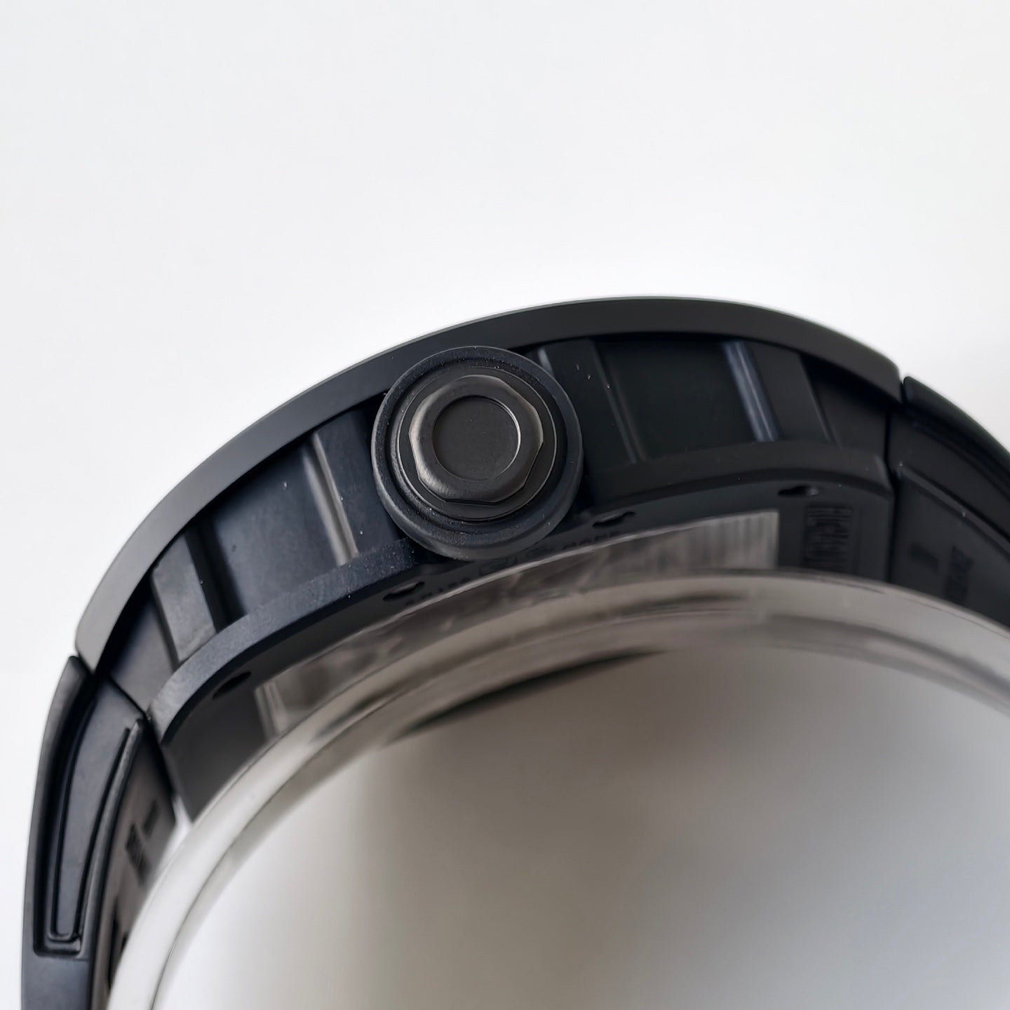 RM055 Black Case Black Inner Bezel Umi Office 1:1 Best Edition Skeleton Dial Black Rubber Strap RMUL2 Super Clone (Free Sprung)