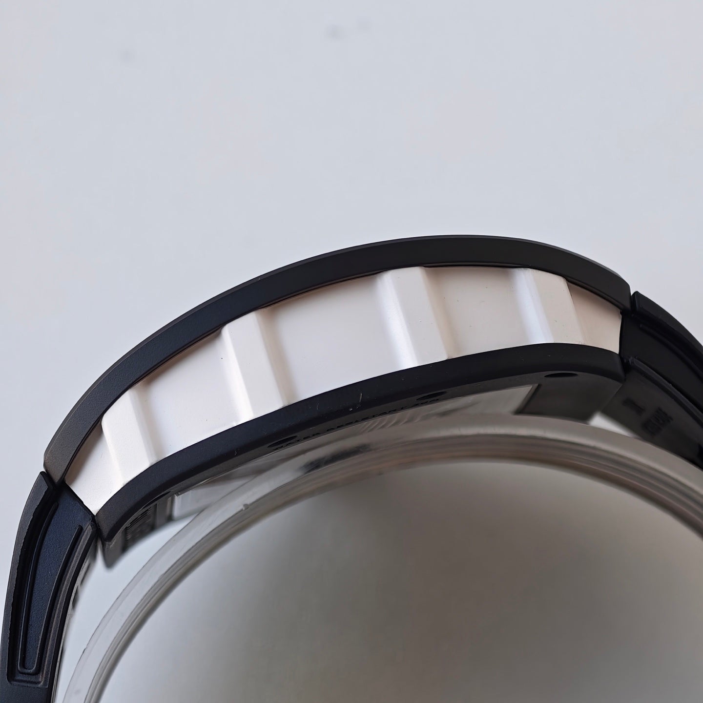 RM055 White Case White Inner Bezel Umi Office 1:1 Best Edition Skeleton Dial Black Rubber Strap RMUL2 Super Clone (Free Sprung)