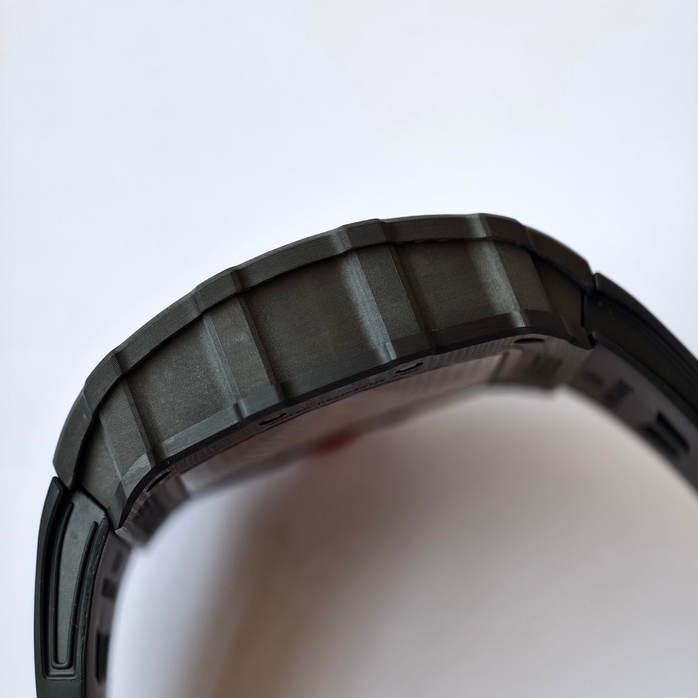 RM035-02 Black NTPT Red Crown Umi Office 1:1 Best Edition Skeleton Dial On Black Rubber Strap RMAL1 Super Clone V2 (Free Sprung)