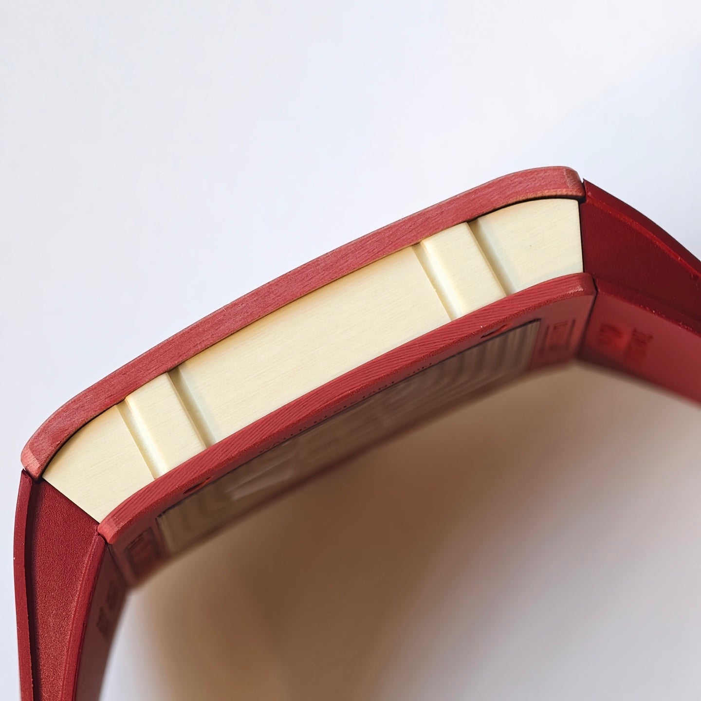 RM16-02 Red NTPT Umi Office Best Edition Skeleton Dial On Red Rubber Strap Asian CRMA9