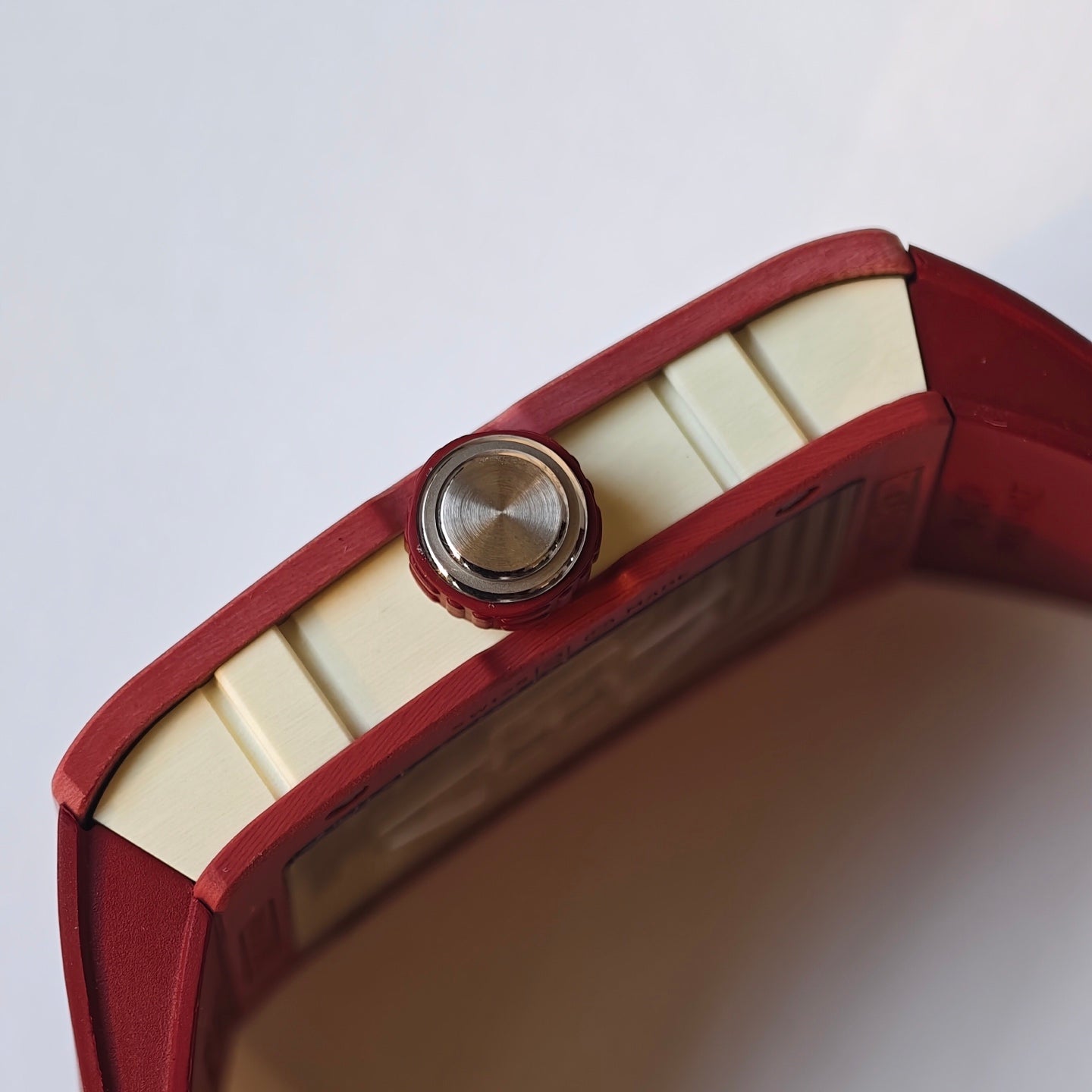 RM16-02 Red NTPT Umi Office Best Edition Skeleton Dial On Red Rubber Strap Asian CRMA9